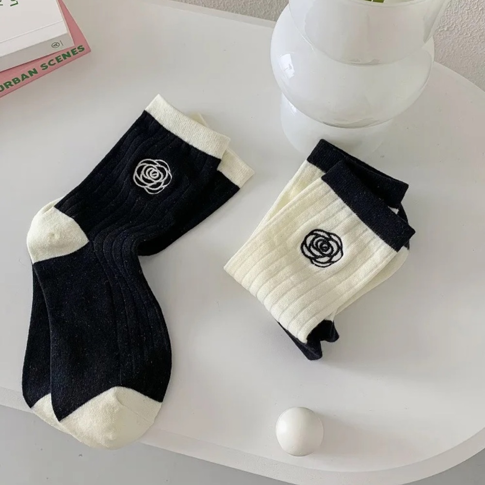 Camellia Socks 2 Pair - CC